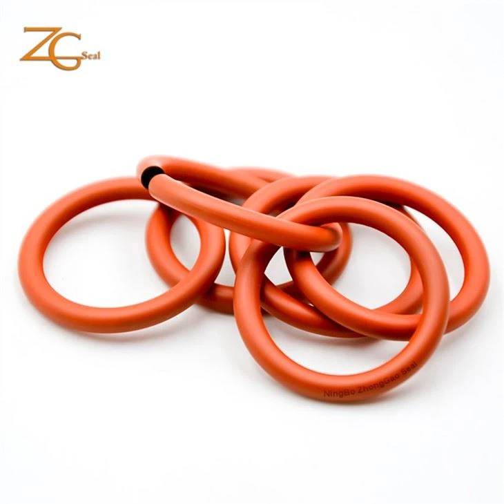 Orange Colour Coating Rubber Fkm Oring